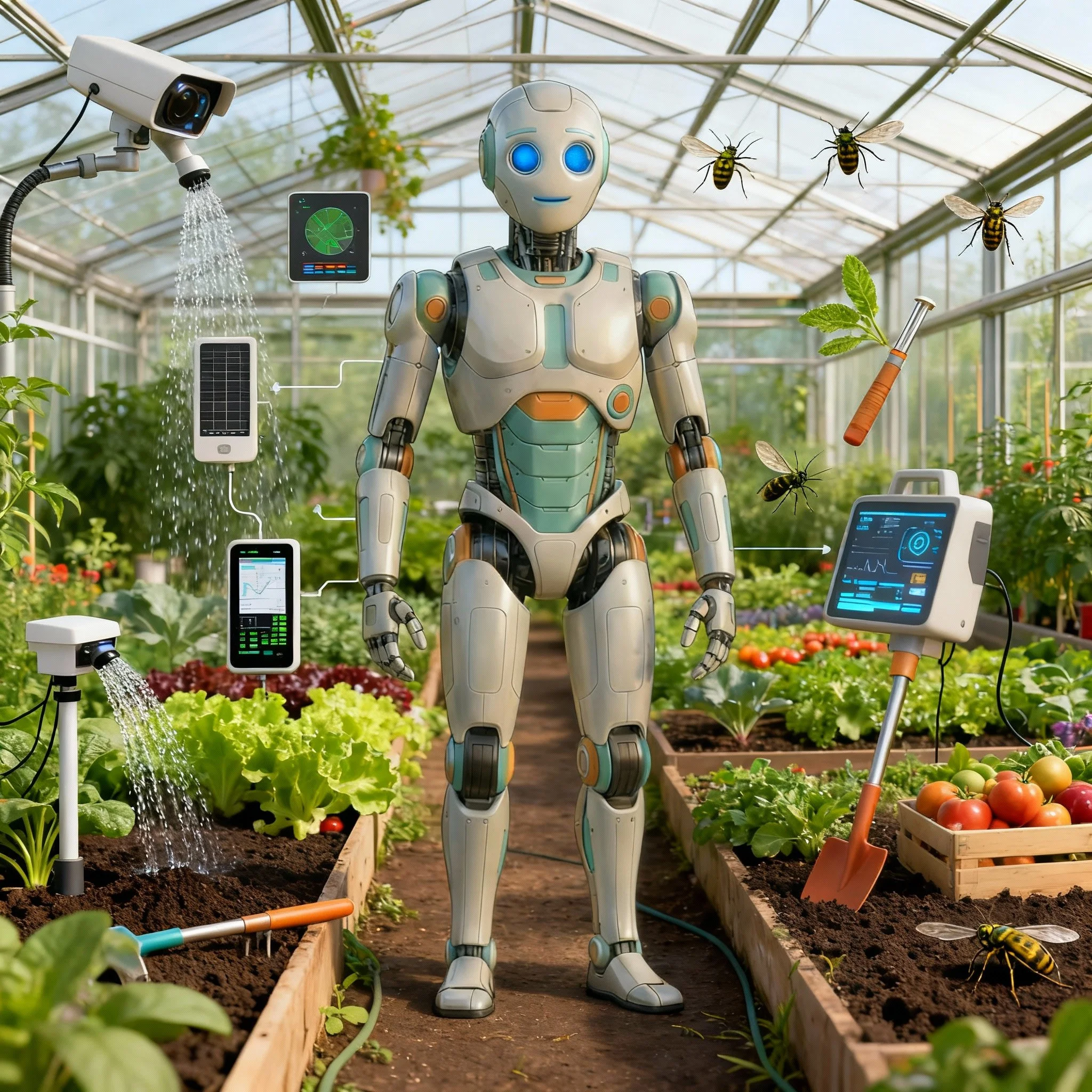 • Sulama takibi • Toprak verisi analizi • Bitki sağlığı kontrolü • Hasat yardımı • Zararlı tespiti