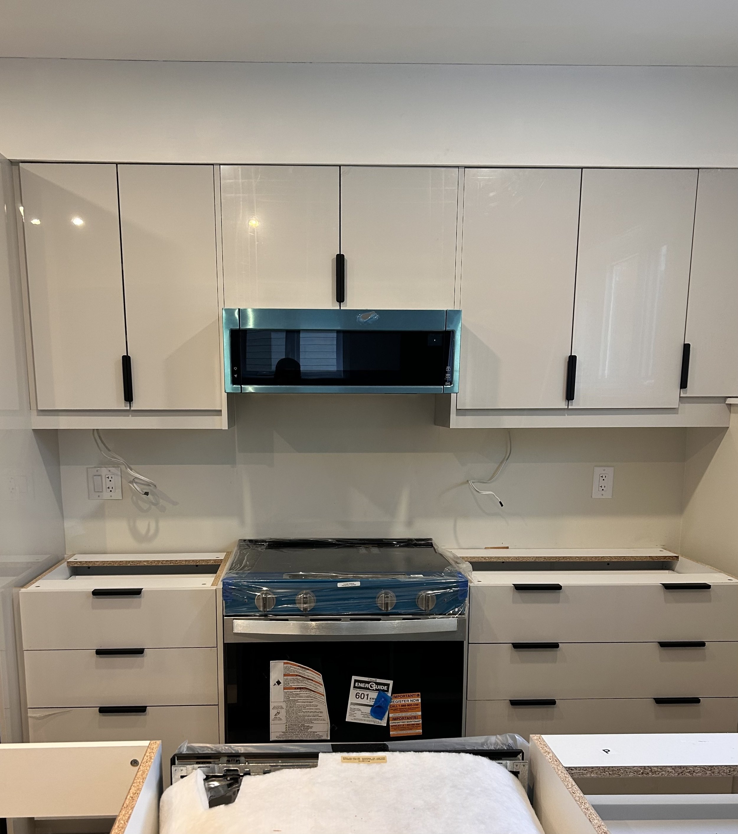 Basement kitchen - near completion