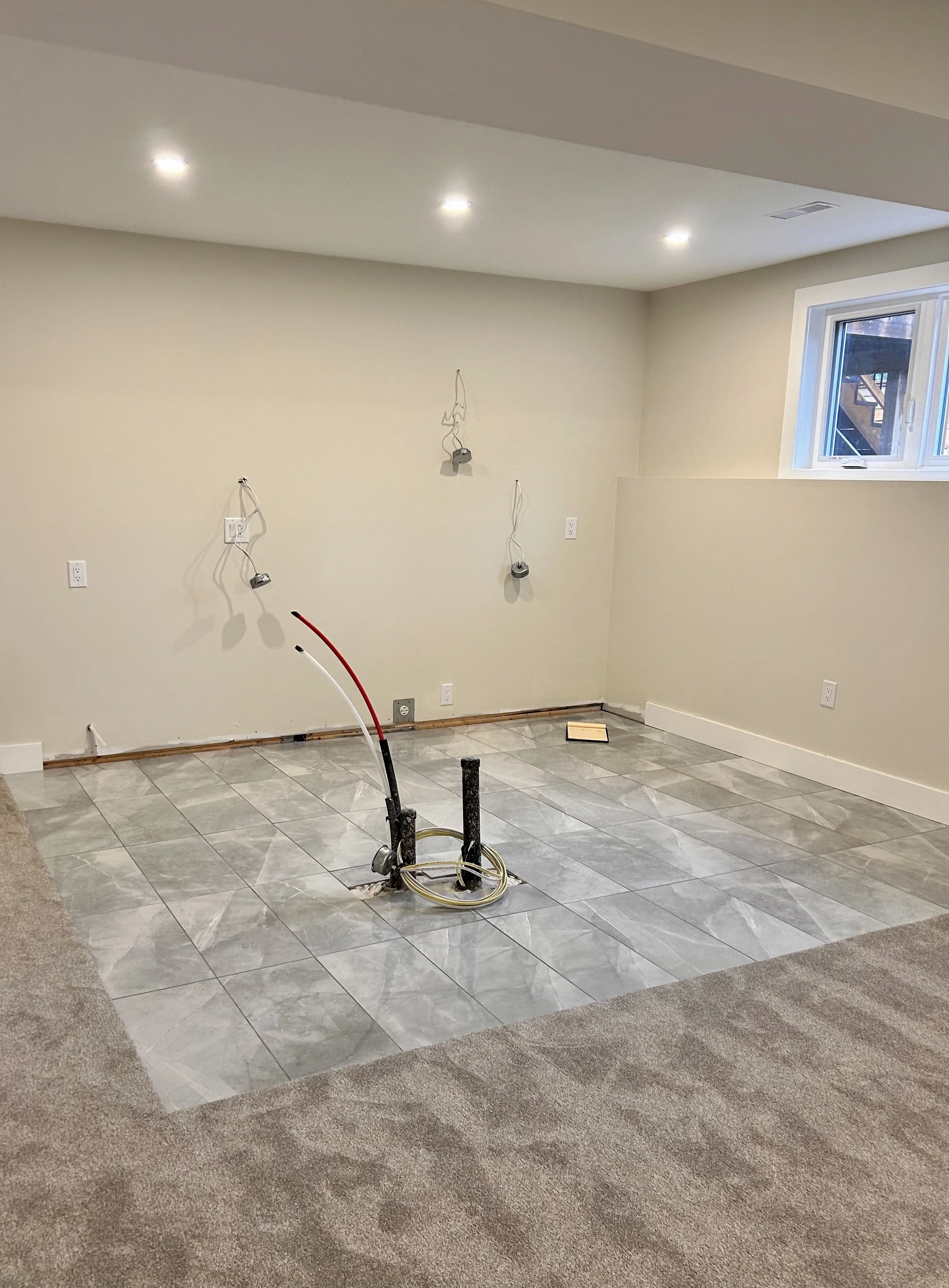 Basement Kitchen Install - Meaford - Day 1
