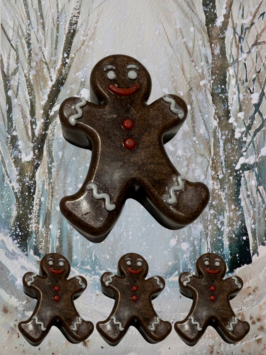Gingerbread Man Soap - Seasonal