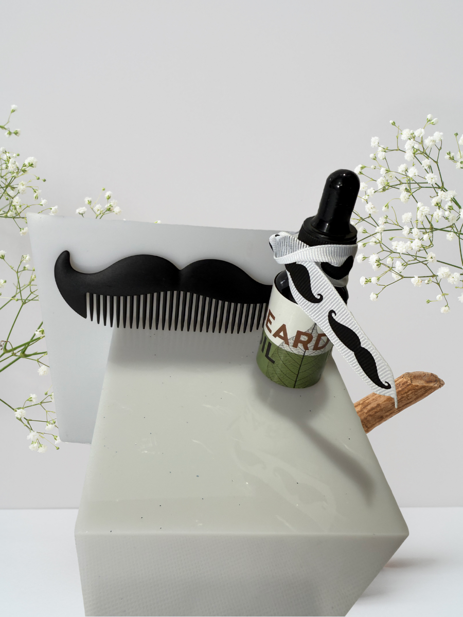 Handcrafted Beard & Mustache Oil – Woodsy, Nourishing, and Pure