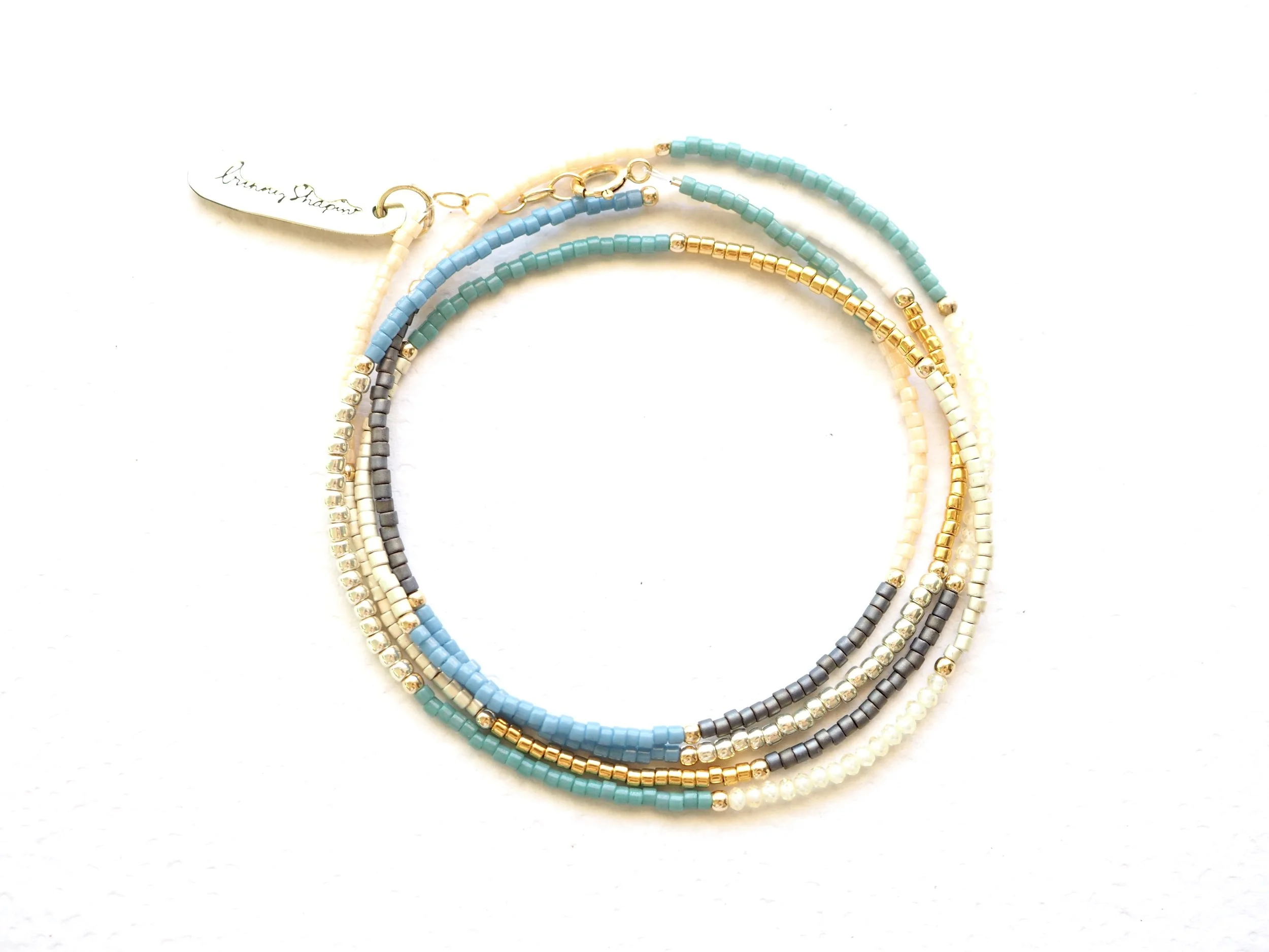 Milo Wrap Bracelet / Sage Multi