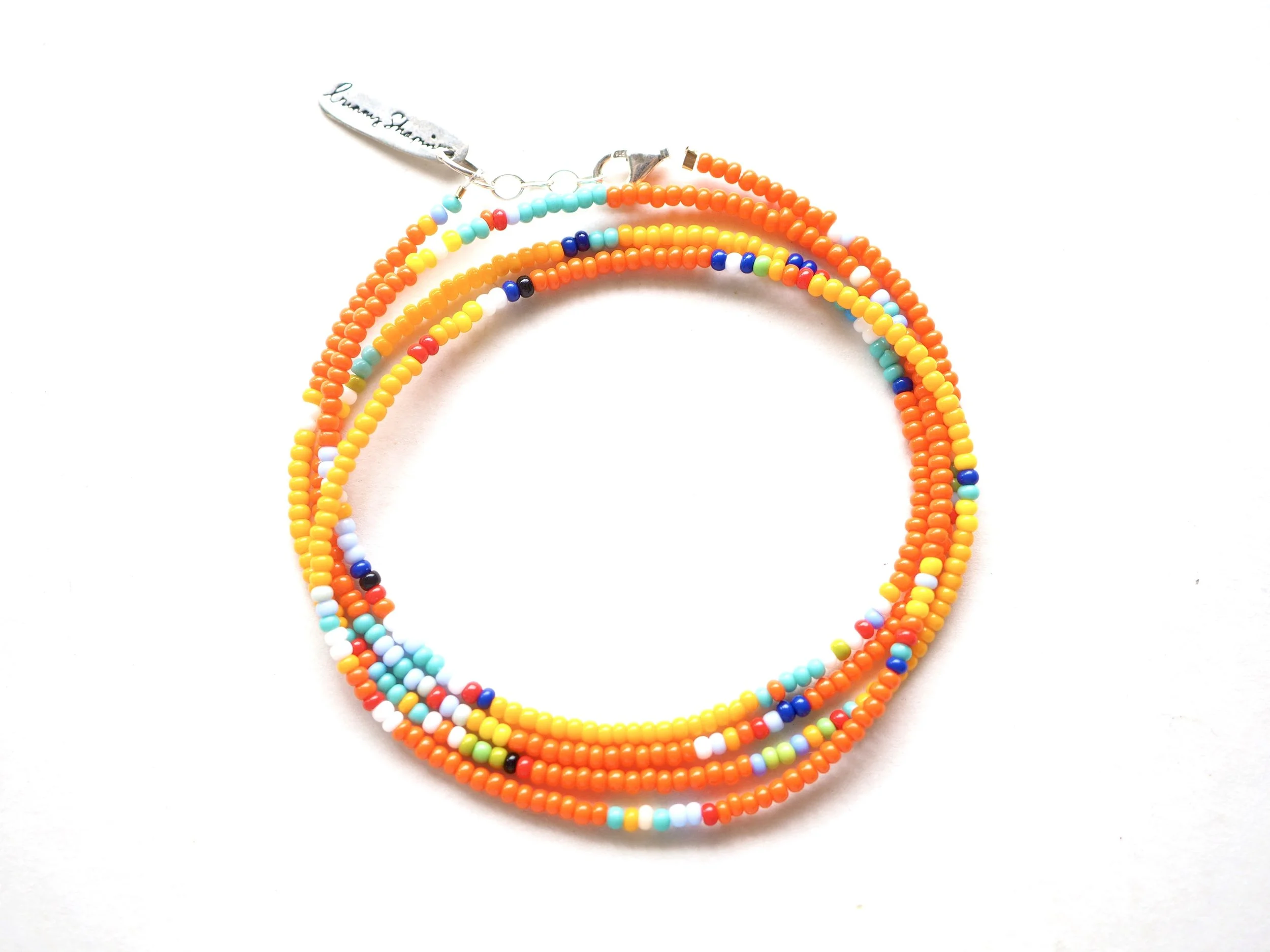 Sammy Wrap Bracelet / Orange