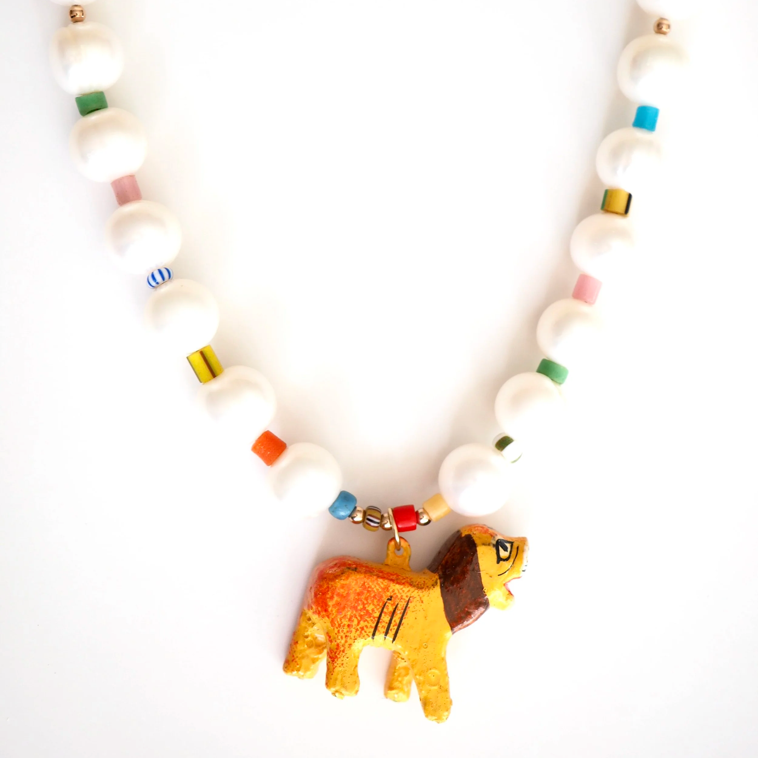 SPECIAL CREATURES DOG PEARL NECKLACE