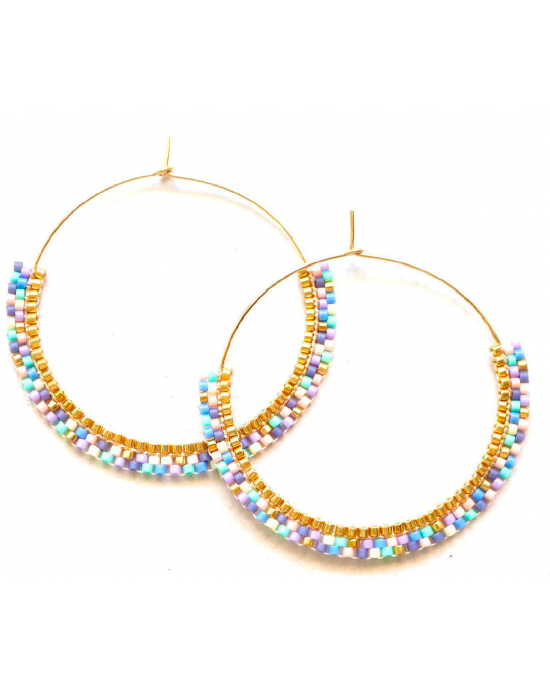 Half Moon Hoops / Lila