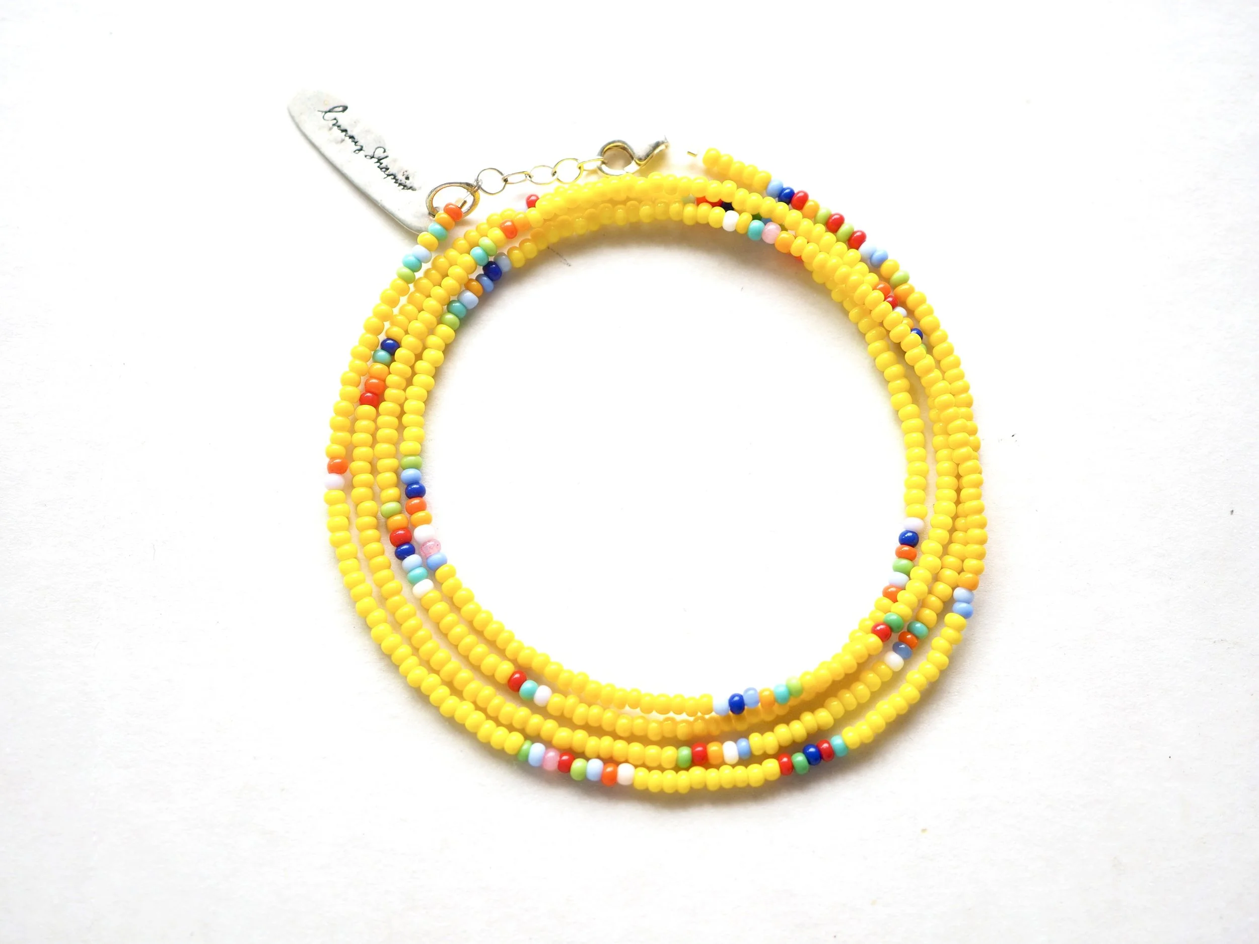 Sammy Wrap Bracelet / Yellow