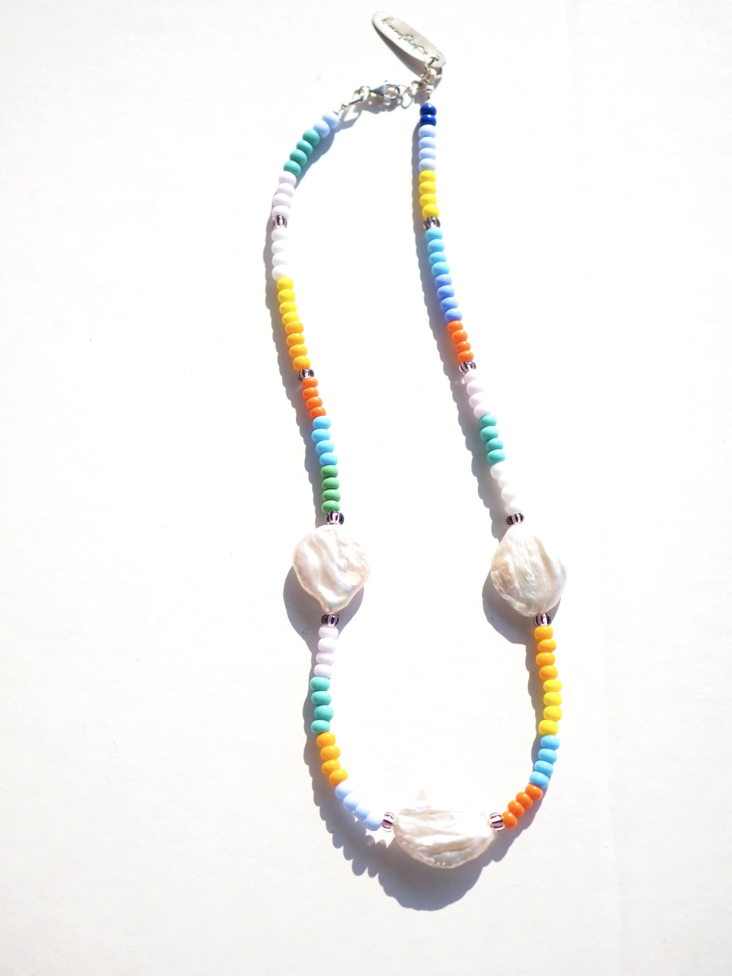 Holly Coin Pearl Necklace / Sunshine