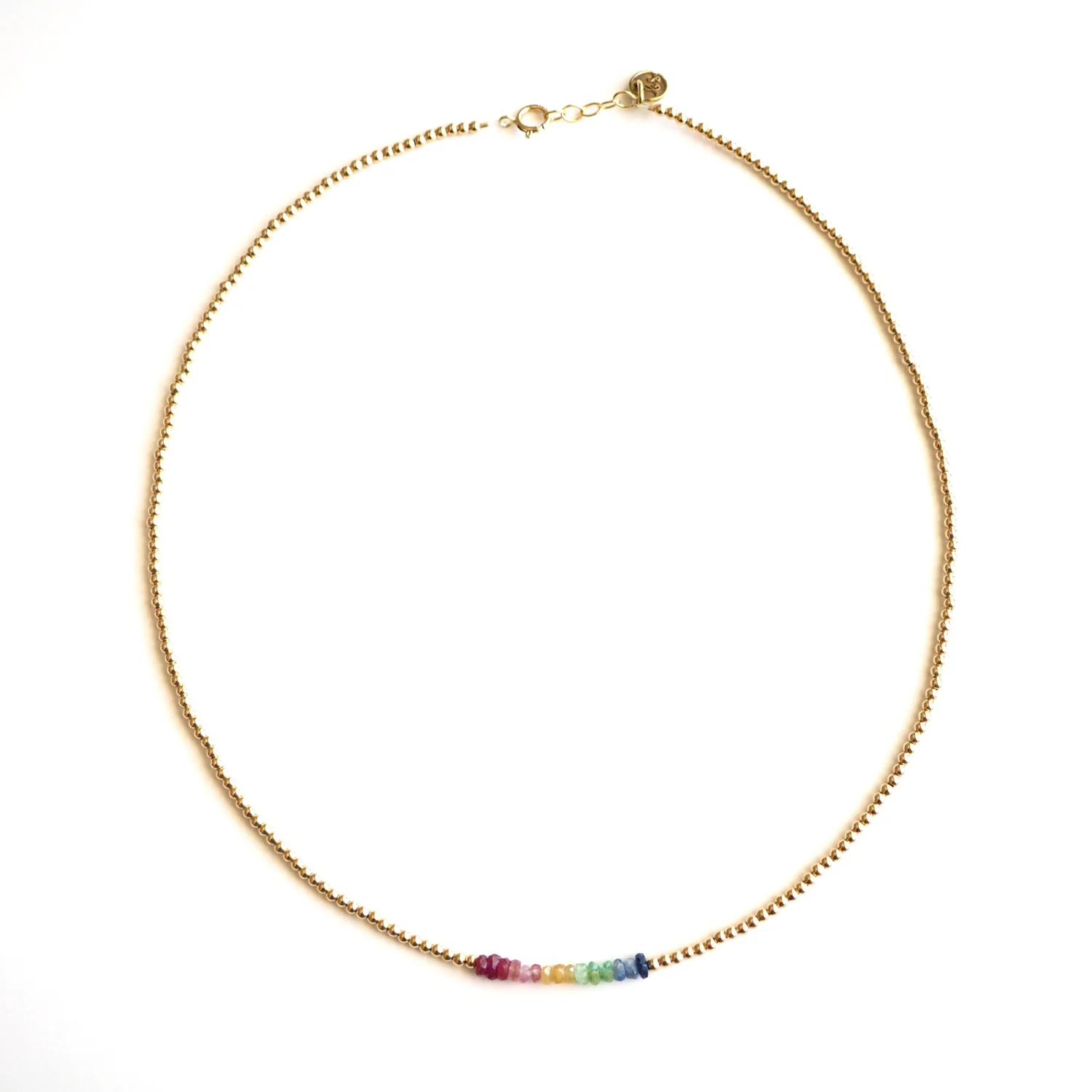 Rainbow Sapphire Gemstone Bracelet – Handmade in Canada by Bunny