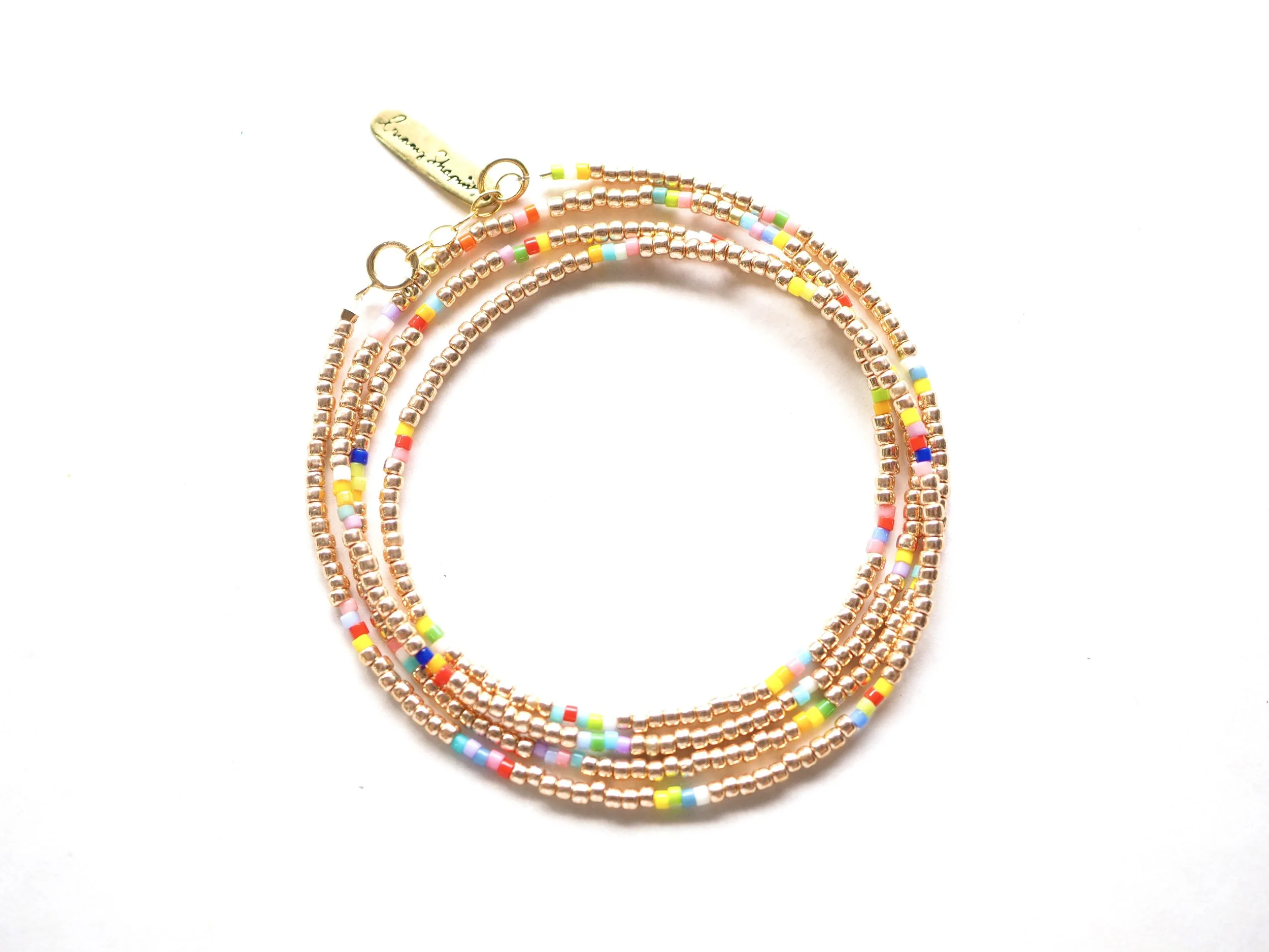 Sevi Wrap Bracelet / Rose Gold Plated