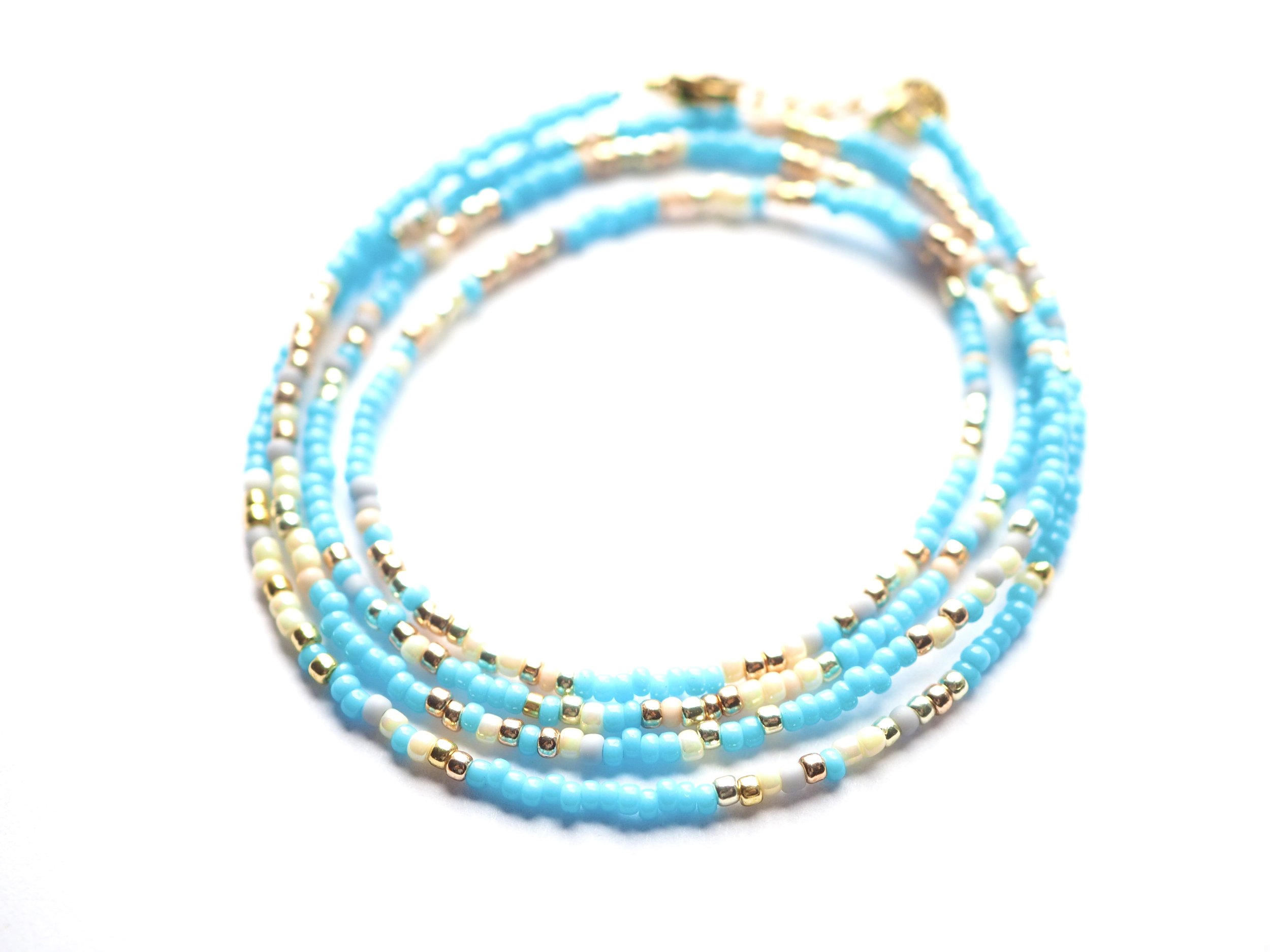 Julie Blue Wrap Bracelet
