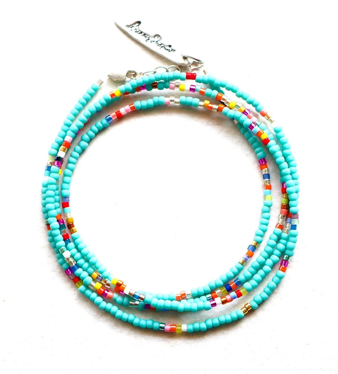 Sevi Wrap Bracelet / Matte Turquoise