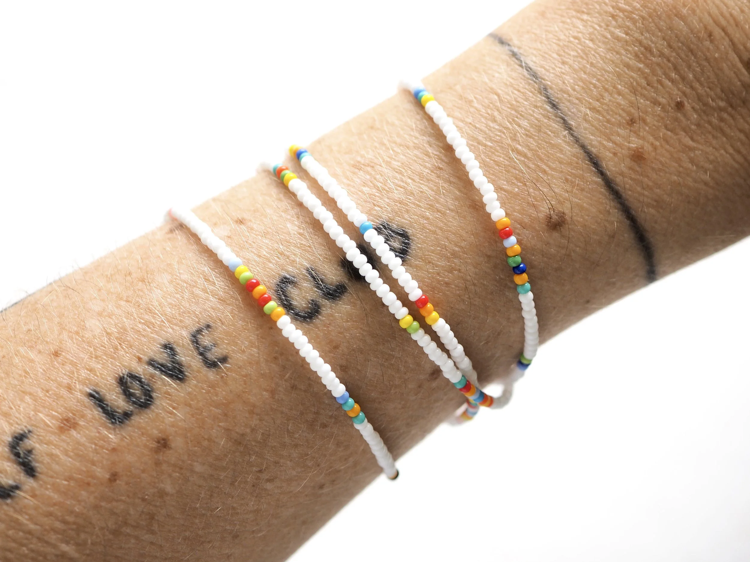 Sammy Wrap Bracelet / White