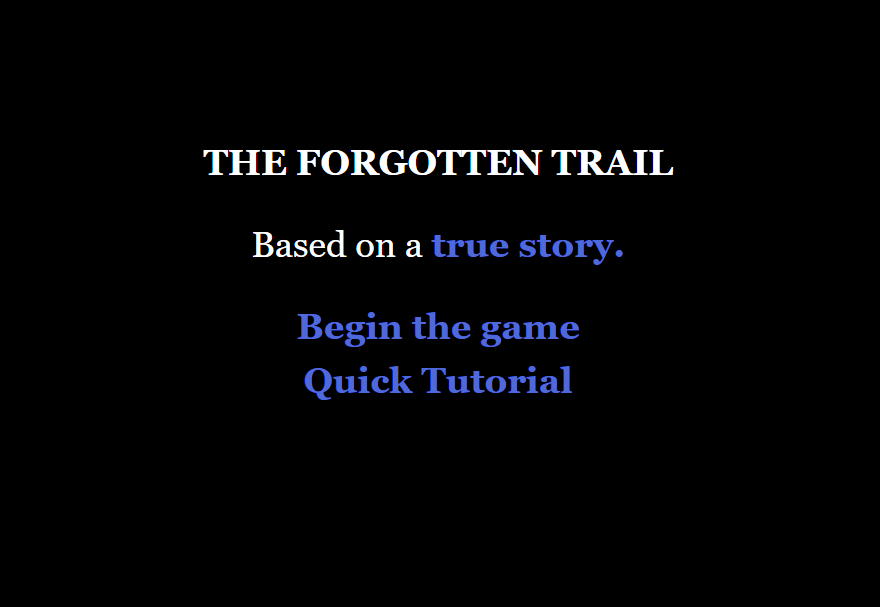 The Forgotten Trail