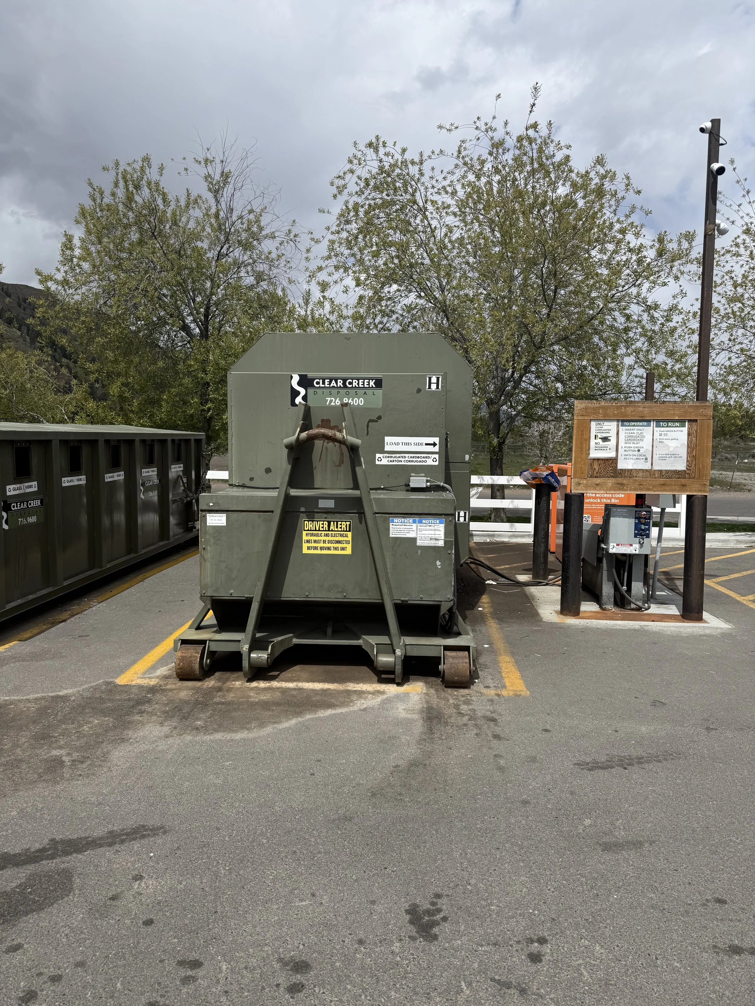 Ketchum Sun Valley Cardboard Recycle