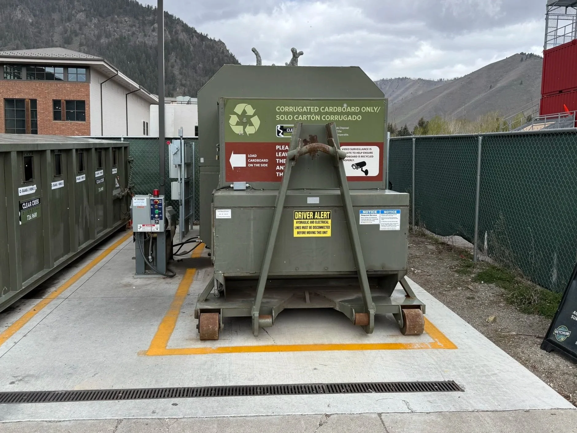 Ketchum Sun Valley Cardboard Recycle