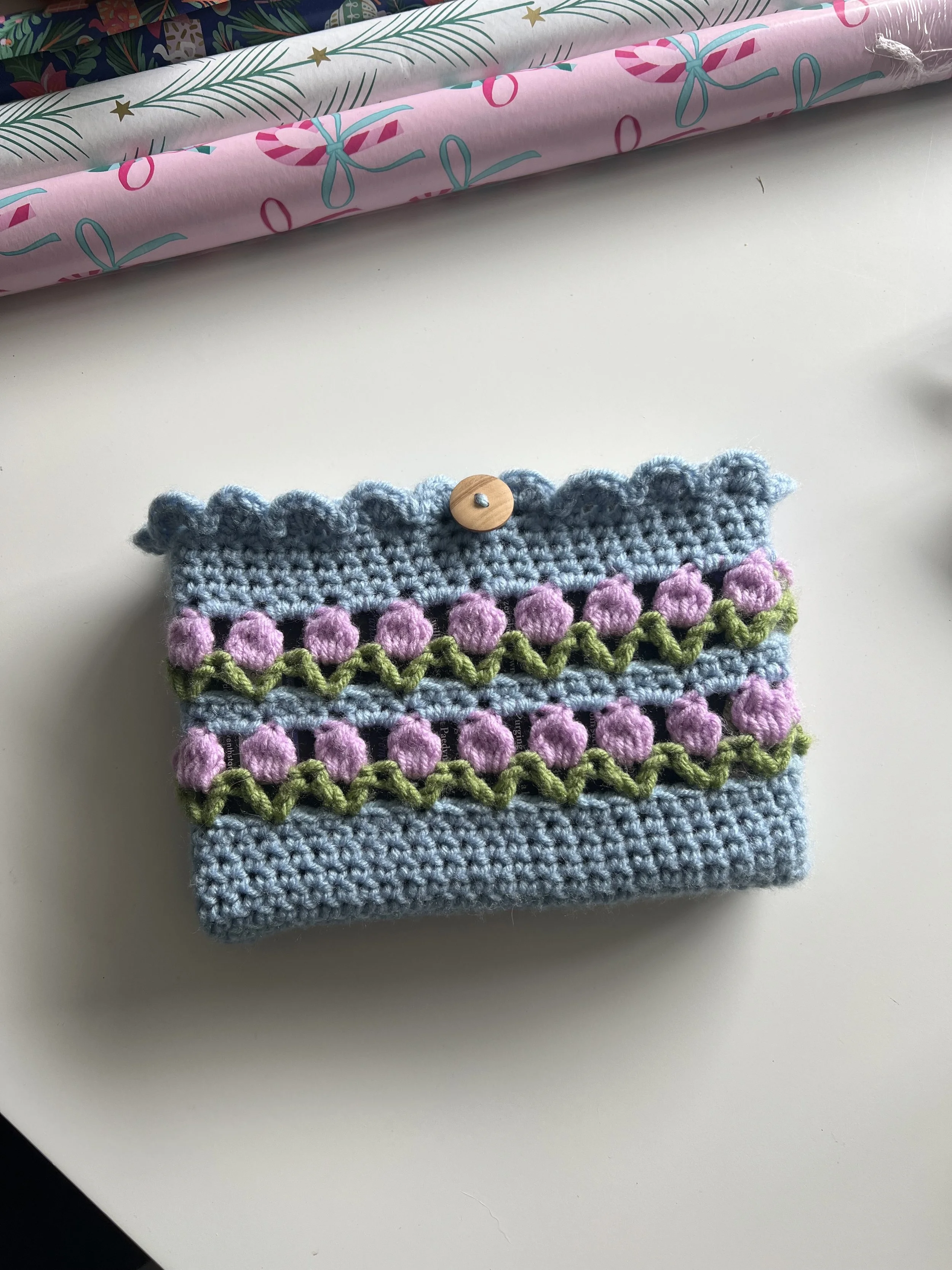 Crochet Tulip Book Cover