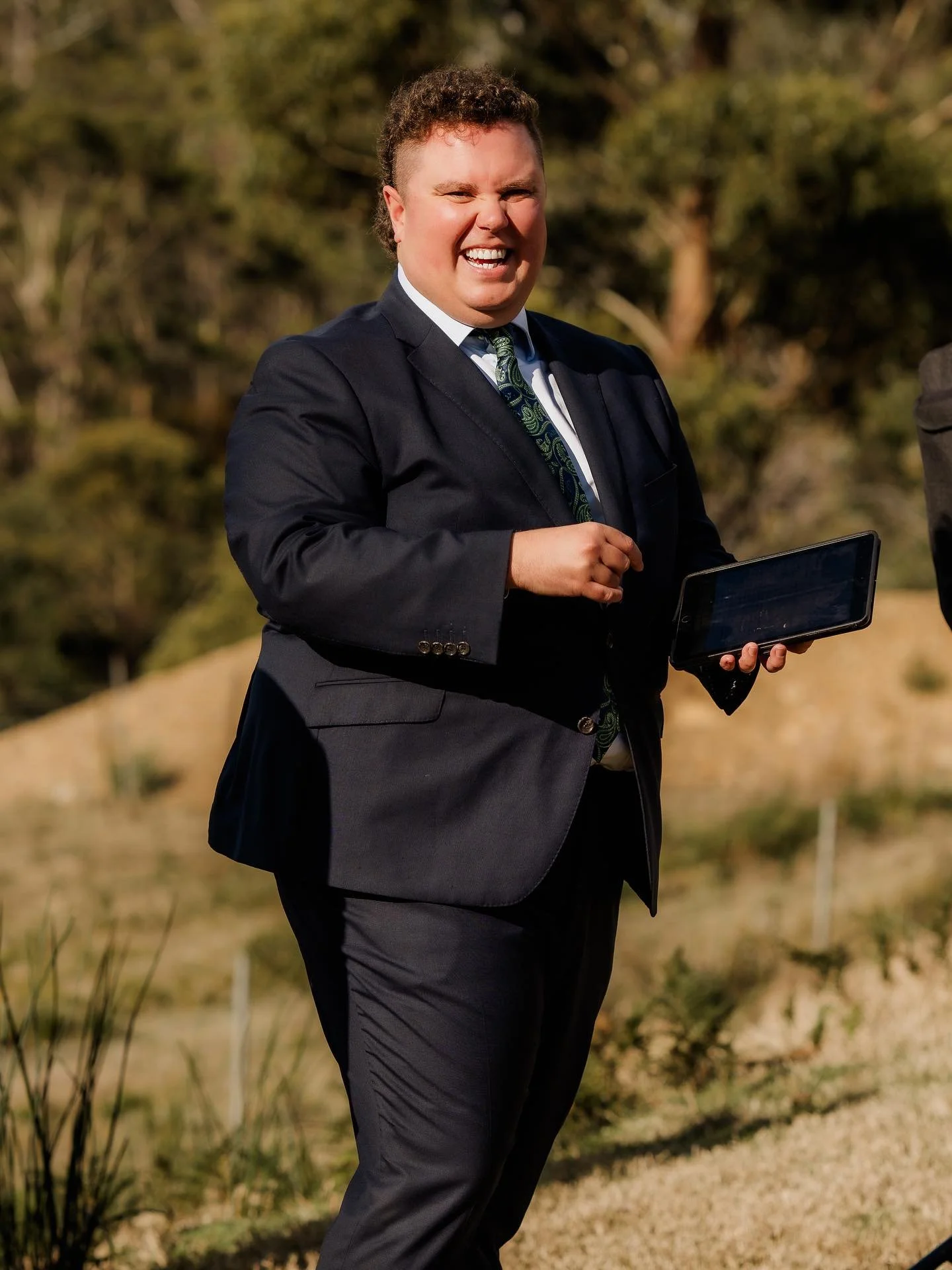 A bit more of Grace and Jack&rsquo;s ceremony with massive thanks to @loveandthunder.au 🤍🤍🤍