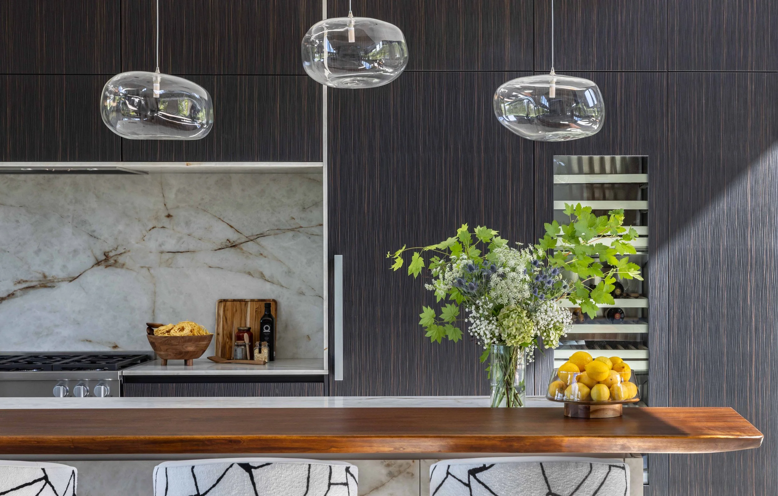 Biophilic organic modern luxury award winning kitchen