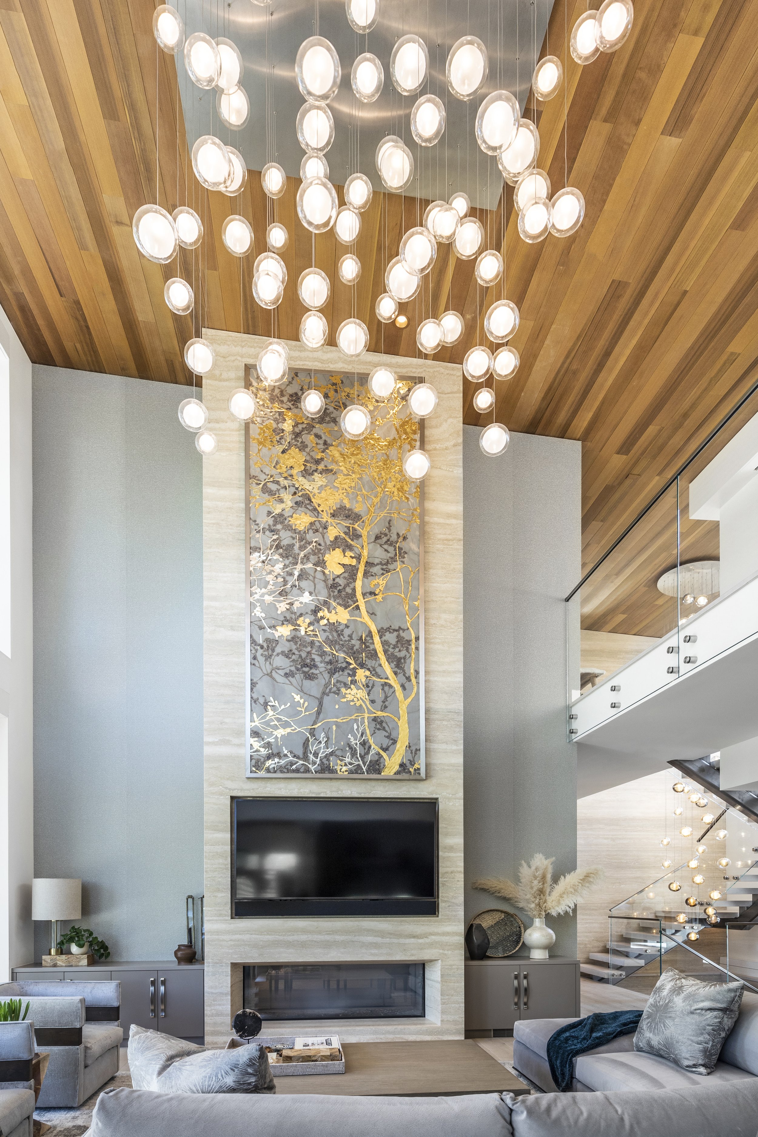 Elegant Mountain Modern Great Room