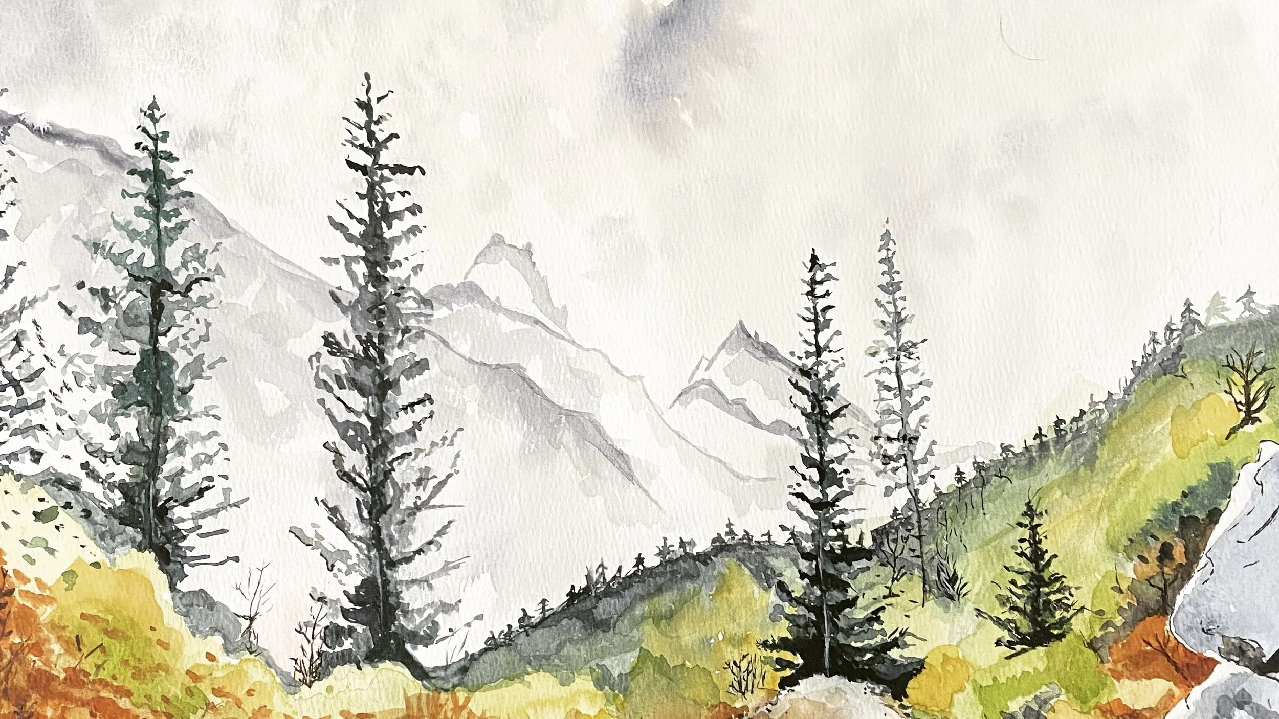 Why Watercolour Landscapes Bring Calm Into Modern Homes