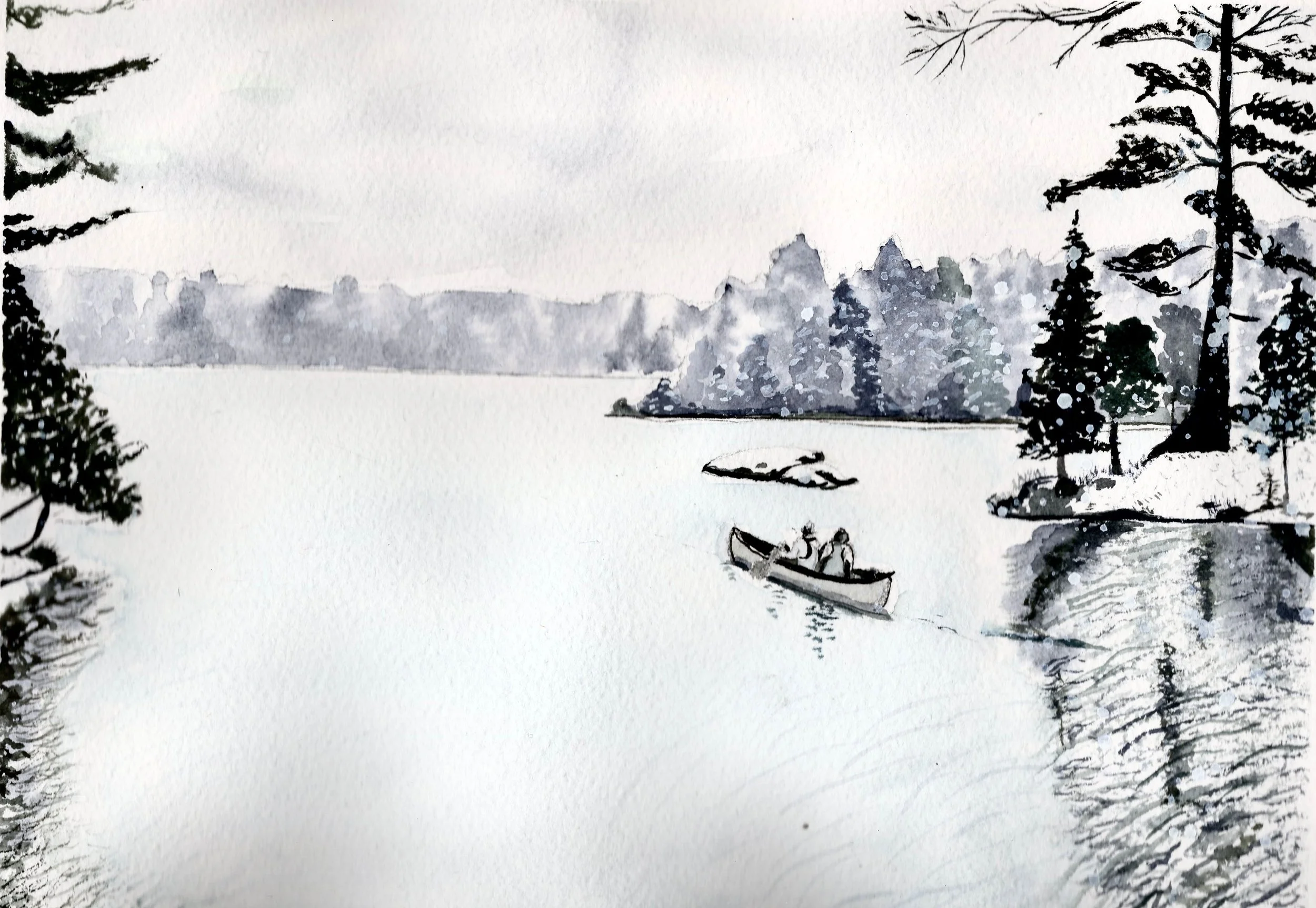 WINTER CANOE
