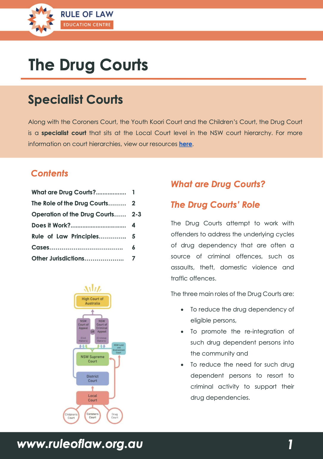 The Drug Court - Educational Resource — Rule of Law