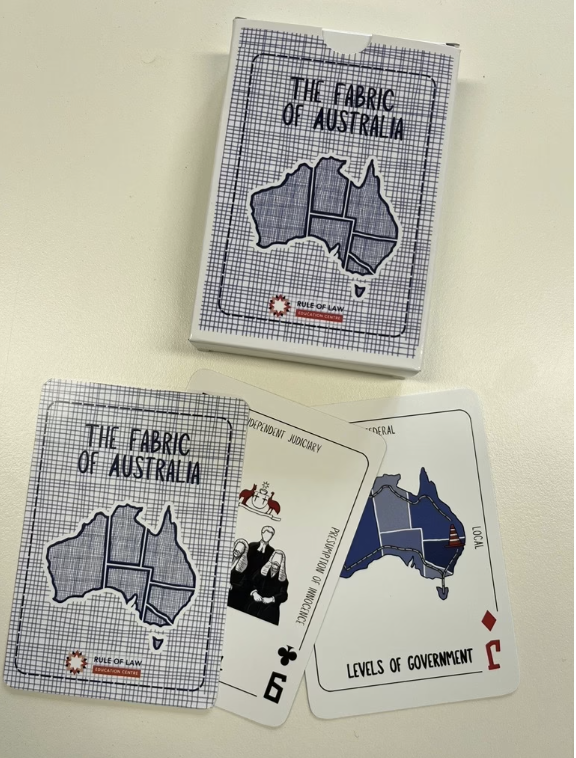 Fabric of Australia Playing Cards