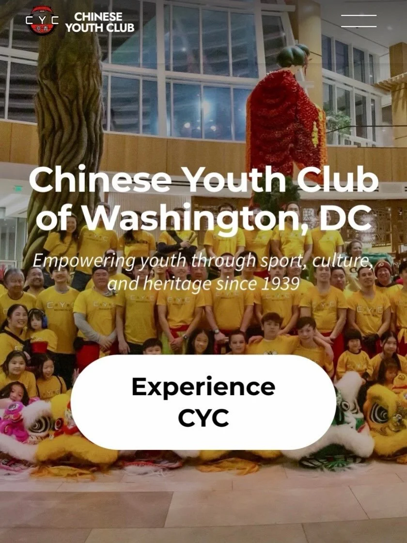 🎉Our new website is live, new, and up and running! 🎉

We&rsquo;re proud to share the refreshed online website of the Chinese Youth Club of Washington, DC (CYC) ❤️

✨Explore our programs: 🏐 Volleyball | 🏀 Basketball | 🦁 Lion dance
🤝 Learn how to