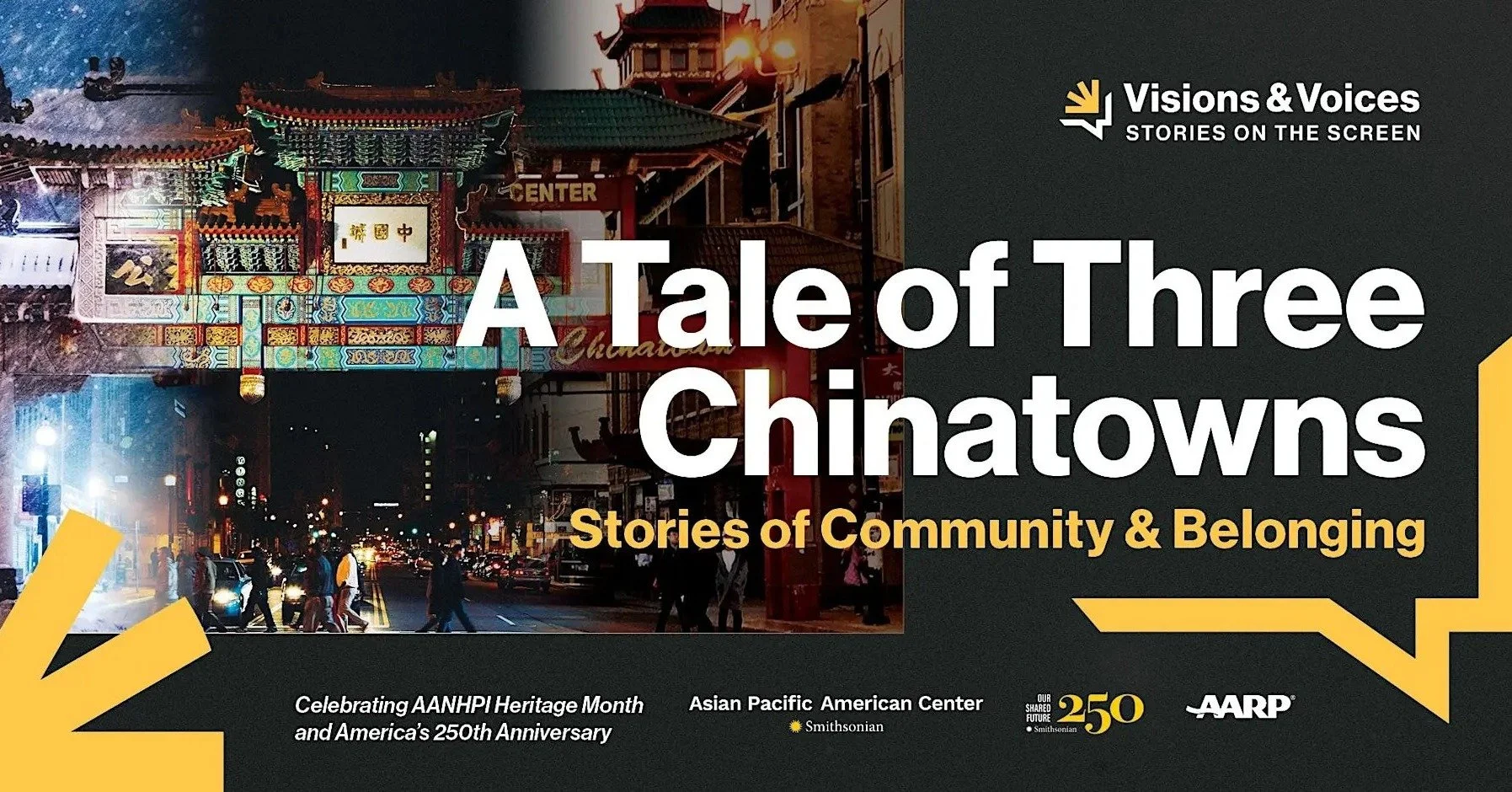 Come out on Friday, May 8th to watch a film screening of "A Tale of Three Chinatowns" from 7-9:30pm! 

The event is free, but please reserve your spot using the eventbrite.com link in our bio.

The screening is a part of Smithsonian Asian P