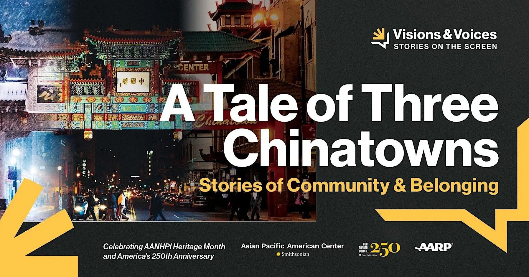Come out on Friday, May 8th to watch a film screening of "A Tale of Three Chinatowns" from 7-9:30pm! 

The event is free, but please reserve your spot using the eventbrite.com link in our bio.

The screening is a part of Smithsonian Asian P
