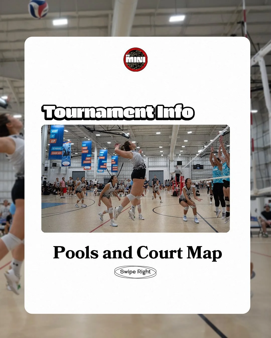 Excited for this weekend? We are!

Here&rsquo;s the pools, schedules, and court information for the 13th DC Mini at the Baltimore Convention Center!

Captains packet will be released later this evening.