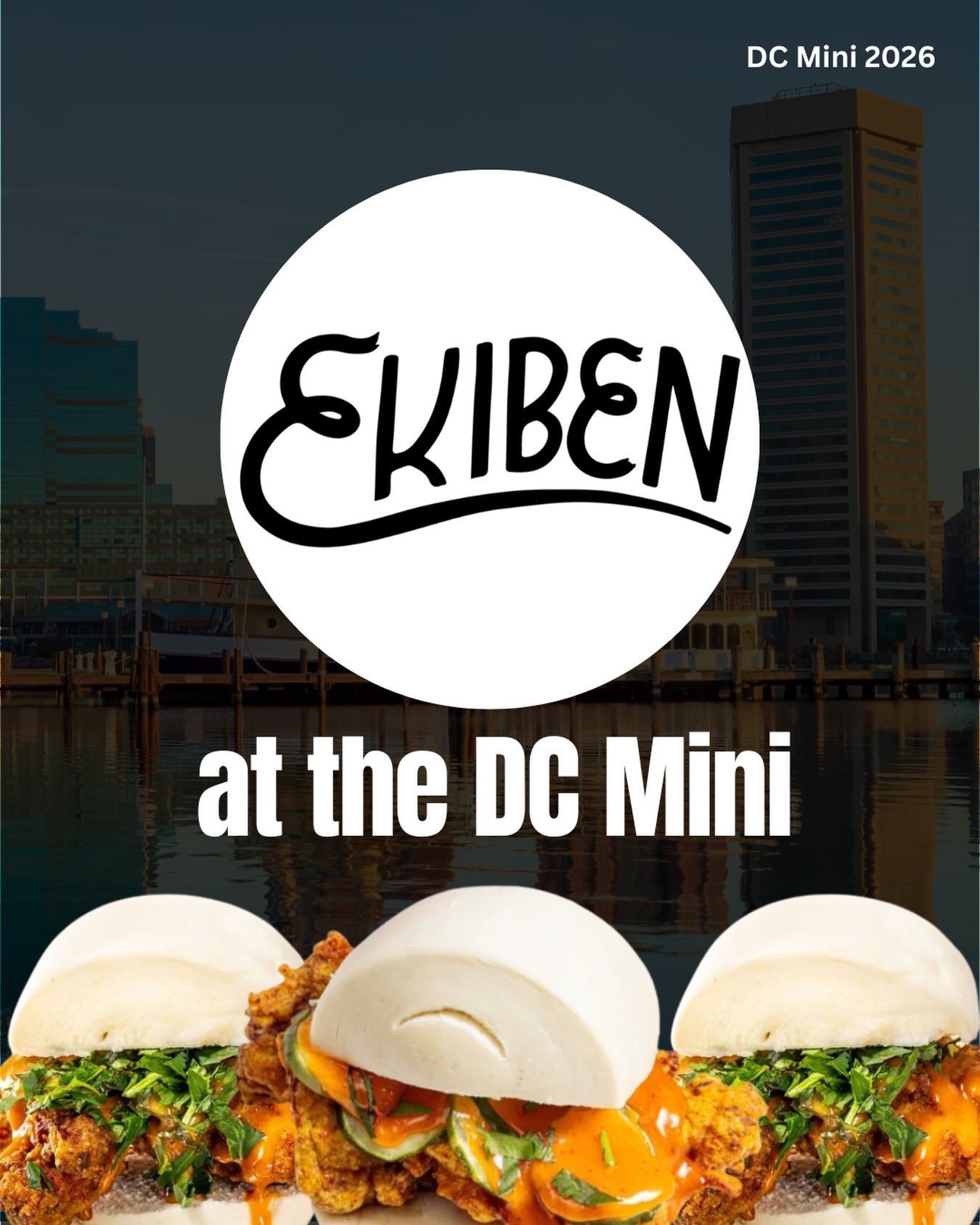 Ekiben at the DC Mini! They will serve food there, come hungry! 😋😋😋

#dcmini #washingtoncyc #food