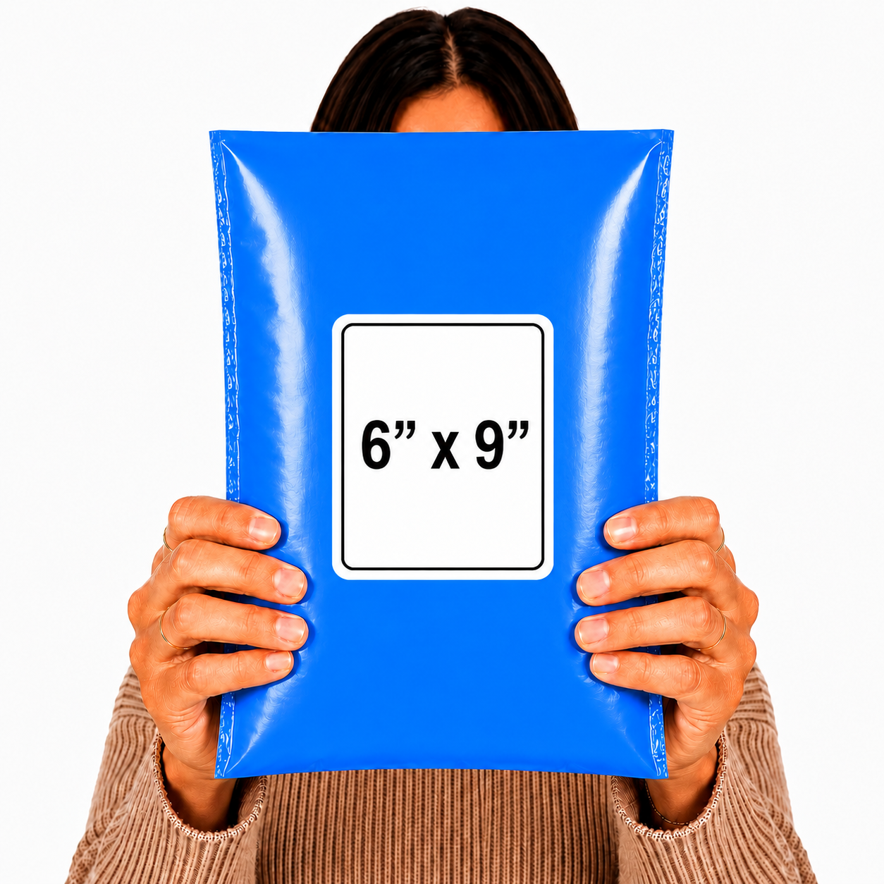 BLUE POLYMAILERS SHIPPING BAGS 6" X 9" SELF SEAL MAILERS NEW