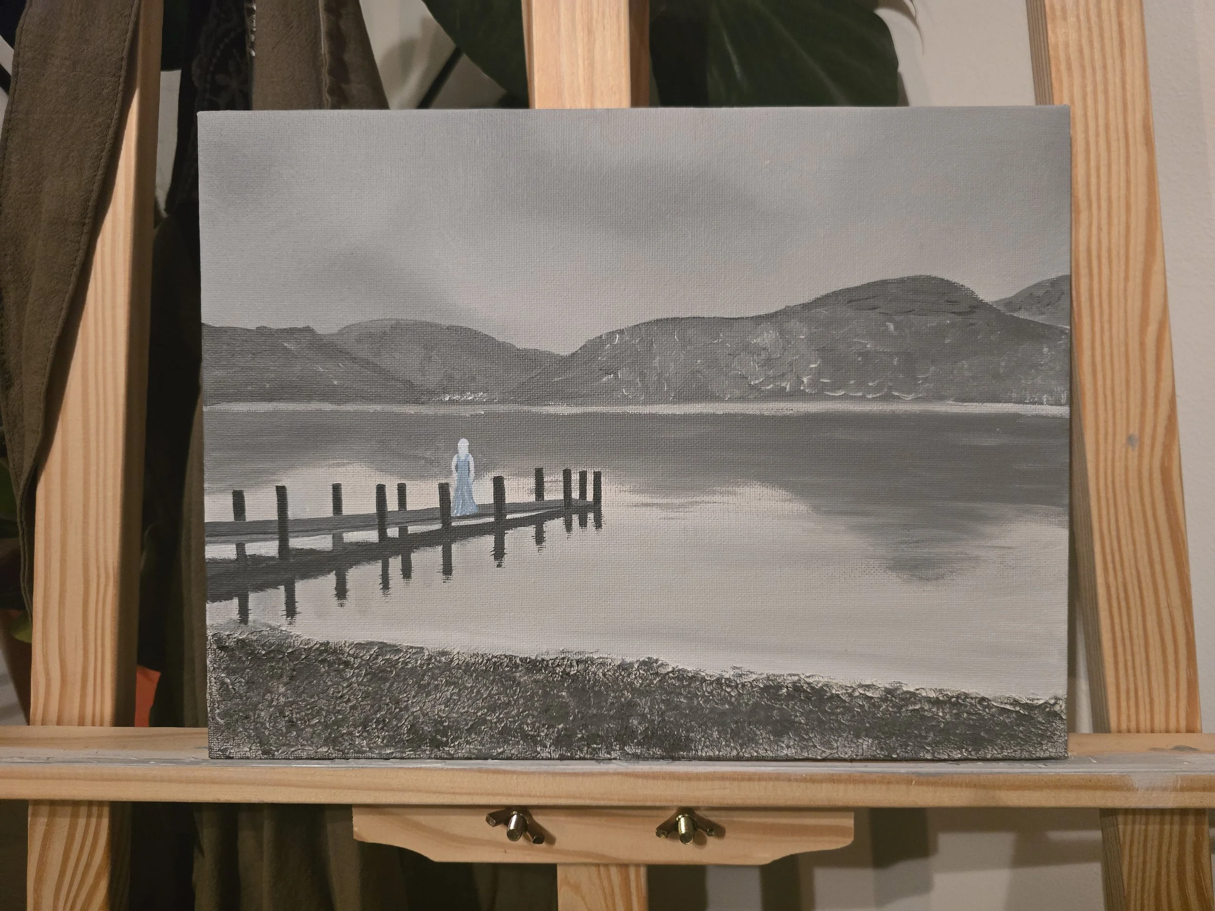 Lady of the Lake Original Painting