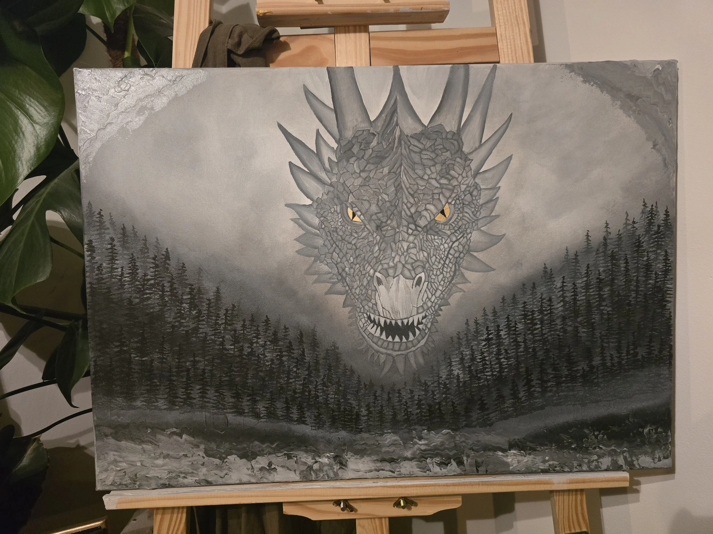 Dragon Forrest Original Painting