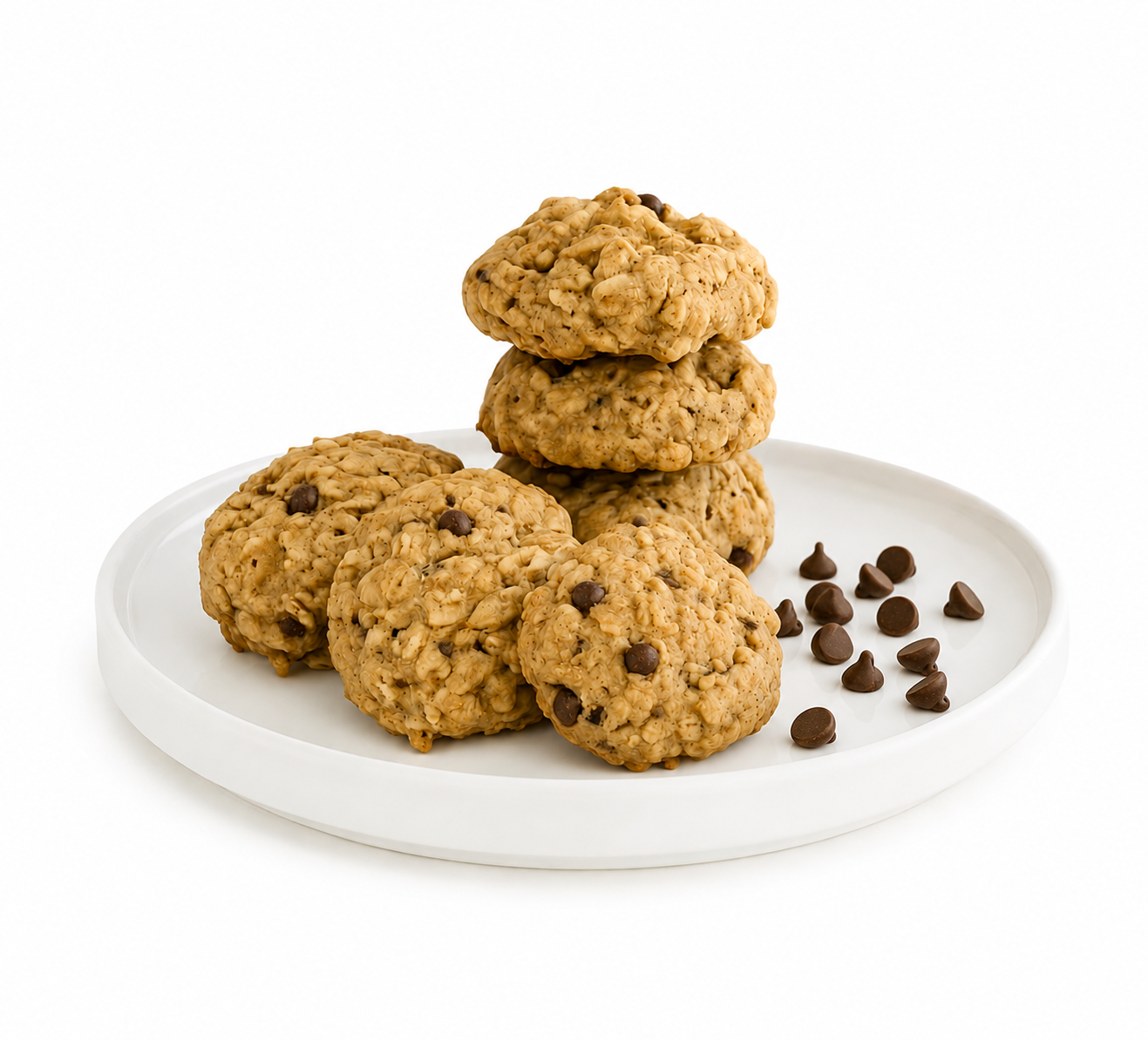 Galletas de avena con chocolate