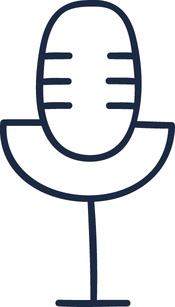 Illustration of a microphone