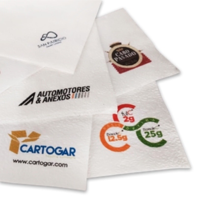 Servilleta Full Color - 11,0 cm x 11,0 cm - 1 Posición