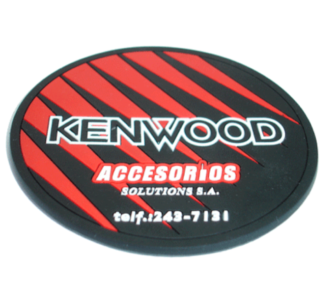 Posavasos PVC Flexible 3D - 3 Colores