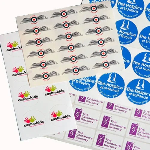 Adhesivo Papel Bond/Couche Troquelado Full Color