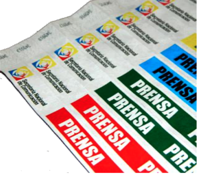 Pulsera de Seguridad Tyvek 19 mm (3/4 pulg.) - Impresión Full Color