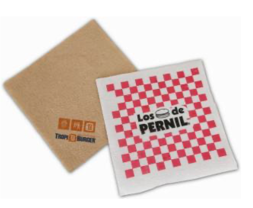 Servilletas Económicas 22 cm x 22 cm - Dos Colores (11 cm x 11 cm Doblada)