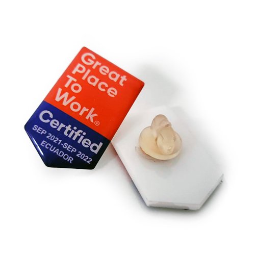 Escarapela Full Color Acrílico/Resina (12 cm2)