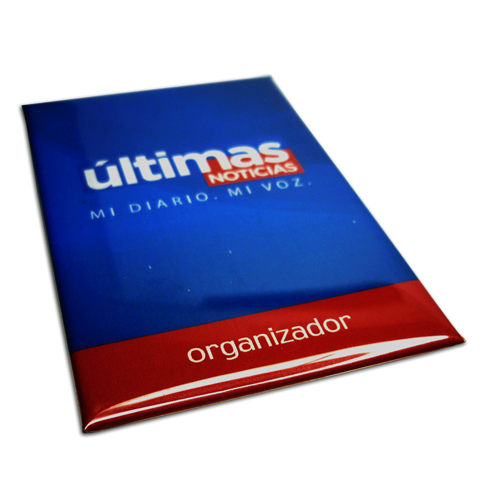 Botón Rectangular 5,3cm x 8cm con Imperdible