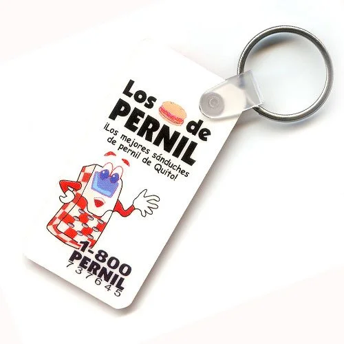 Llavero Económico Plástico 35cm2 1 Lado