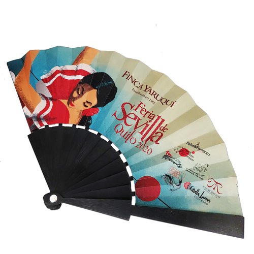 Abanico Plástico Tipo Español Full Color