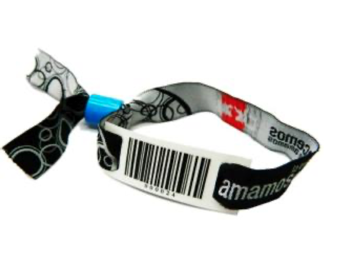Pulsera 15 mm Bordada de Seguridad Personalizada 7 Colores