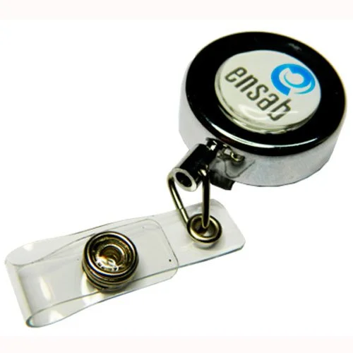 Yoyo Metálico Clip Retráctil + Burbuja