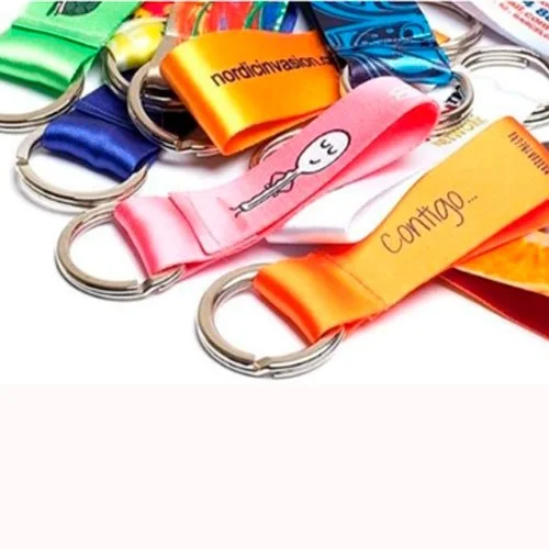 Llavero 19mm Satín Full Color - 1 Lado (Argolla Redonda)