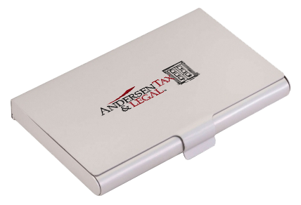 Portatarjetas Metálico